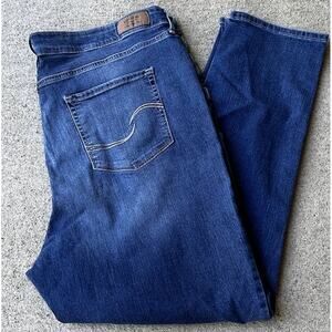 Levis Jeans Modern Slim Mid Rise 36x32 darker wash taper leg